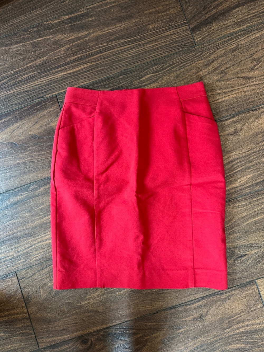 H&M Red Pencil Skirt - Size 4